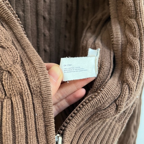 Gap Kids Cable Knit Hoodie M (8) - Picture 4 of 5